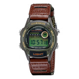 Reloj Casio Modelo W-94hf-3av Malla Marrón Oscuro