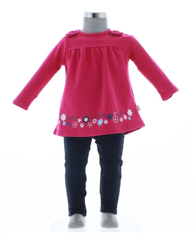 Conjunto Niña Bebe Pants Y Blusa 3223 0 A 3 Años