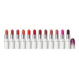 M.a.c Lips By Dozen Mini Podwer Kiss Lipstick X 12 - Un Kit 