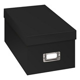 Caja De Almacenamiento Para Cd/dvd  Bcd-1/blk En Color Negro