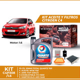 Cambio Kit De Filtros + 4l Aceite 10w40 Total - C4 1.6