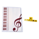 Carpetas Partituras Libro Música A4 Clip De Libro Piano De