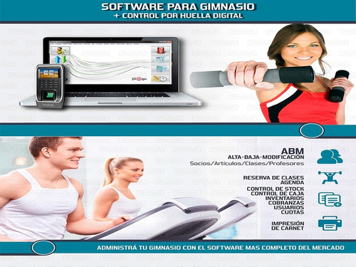 Software Gimnasio Control De Socios Prosoft