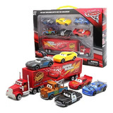 Coches De Fricción 7 Piezas Cars Rayo Mcqueen Juguete Niños