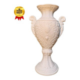 Jarro Ânfora Vaso Trabalhado 40 Cm Decoração Luxo