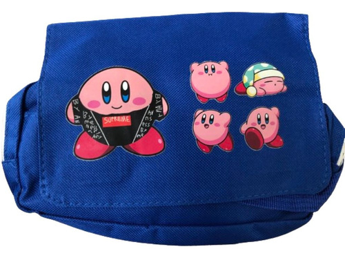 Estuche Lapices Escolar Azul Kirby