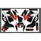 Stickers, Calca, Vinil, Para Moto 125z Moto Roja Mod-58