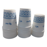 Pack 50 Vasos Blancos Desechables Para Café Té 9 Cm De Alto