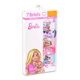 Trusas Para Niñas Barbie Girls Rosa 7 Pz Calzon Infantil *sk