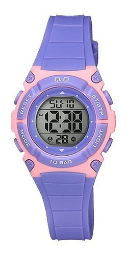 Reloj Digital Q&q Dama Nena Sumergible Colores M187 Garantia