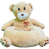 Peluche Sillón Puff Para Bebé O Niño Oso