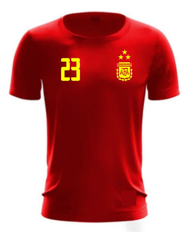 Camiseta Dibu Fluor Martinez 23 Hermosa Calidad Premium