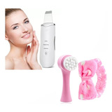 Kit Limpiador Facial Skin Scrubber + Cepillo Con Diadema