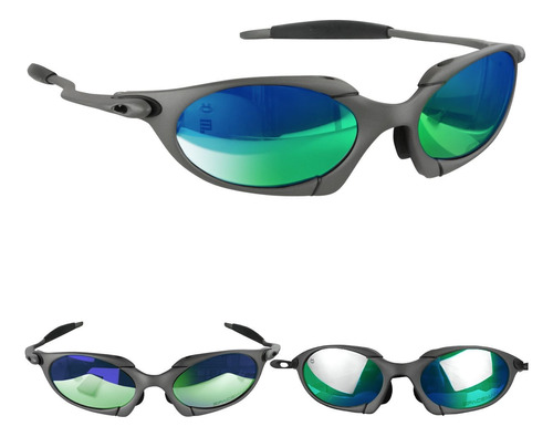Oculos Sol Lupa Mandrake Metal Juliet Proteção Uv + Case