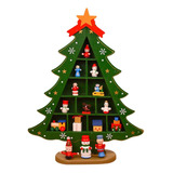 Aa Decoración De Mesa De Madera Lazhu, Árbol De Navidad, Div