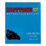 Bateria De Moto 12n5 3 B/ 12v 5ah Risttone (gel) - Boxes