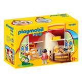 Playmobil 1 2 3 Primera Granja Maletin Cod 70180 Loonytoys