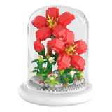 Ramo De Flores Artificiales Mini Bloques Armables Con Luz 