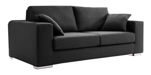 Sillón Sofa Linea Premium 1,80mts Chenille Moscu