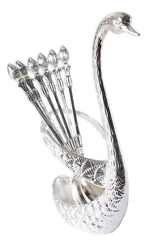 Soporte Para Cuchara De Té Swan Para Soporte Para Plata