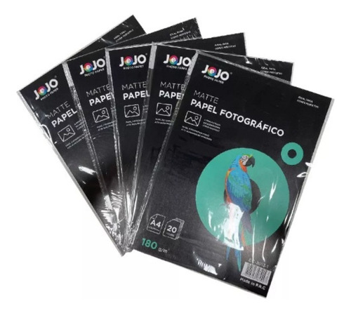 Papel Fotográfico Matte 180g Fosco À Prova D´água 100 Folhas