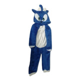 Pijama Enteriza Kigurumis Sonic Para Niños 