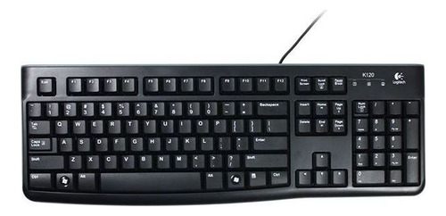 Teclado Preto Usb K120 Logitech 15737