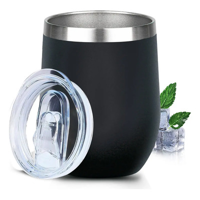 Vaso Termo Térmico Antiderrame Multifuncional 12oz Onda Shop Black | MercadoLibre