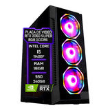 Pc Gamer Fácil Intel I5 11400f 16gb Rtx 2060 8gb Ssd 240gb