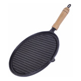 Chapa Bifeteira Grill Redonda Ferro P/ Fogão Churrasco 22cm