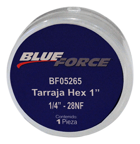 Dado Hexagonal Blue Force Bf05265 1/4 - 28 Nf