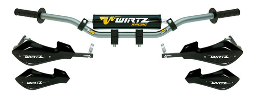 Pack Manubrio Wirtz® X6 22mm Shock Metal Puños Elevador 