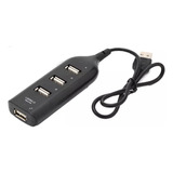 Hub Usb 4 Portas 2.0 Cabo 40cm Plug And Play Alta Velocidade