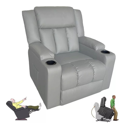 Sillon Semicama Electrico Masajeador Autoelevable