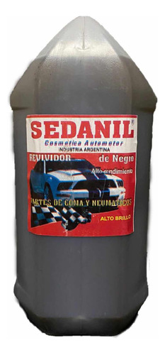 Revividor Premium De Negros Neumáticos Plasticos 5lt Sedanil