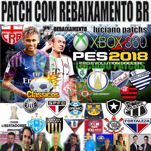 Patch Ouro Plus Pes 2018 Xbox 360 Via Correios Confira Video