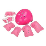 Set Protección De Niñas Para Patines, Bicicleta, Skate Casco