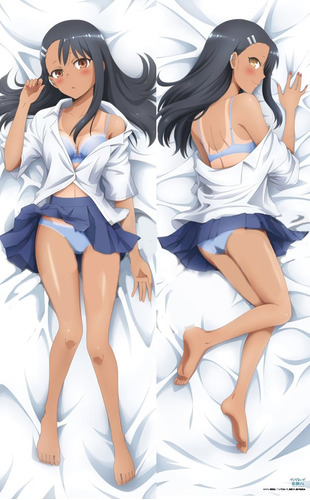 Dakimakura Ijiranaide, Nagatoro-san 50 X 150 2 Lados+relleno