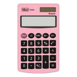 Calculadora De Bolso Rosa Tc03 Tilibra
