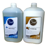 Shampoo Neutro Y Acondicionador Coco 2 Galones Profesional 