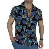 Camisa Guayabera Hawaiana Hombre Diseño 2