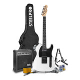 Paquete Guitarra Electrica Series Jethro By Steelpro 048-sk