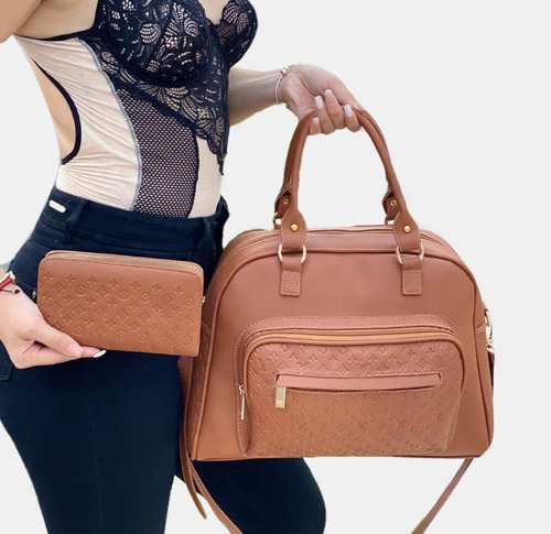 Hermoso Combo  Bolso + Billetera Con Excelente Calidad