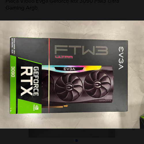 Placa De Vídeo Gforce Rtx 3090 Evga (usada)