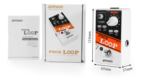 Ammoon Pock Looper - Pedal Para Guitarra (11 Unidades)