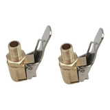 2 Infladores Air Chuck, 8 Mm, Conector Con Clip Para Neumáti