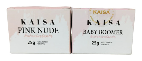 Kit 2 Geis Kaisa  - 1 Pink Nude + 1 Gel A Sua Escolha Kaisa