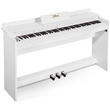 Piano Digital Zhruns Zr-309-wh De 88 Teclas Con Función