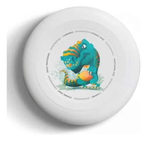 Frisbee Dynamic Spirit Profesional Tiranosaurio 175 Ultimate Color Blanco