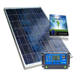 Panel Solar 20w Regulador 10 Amp Listo Para Cargar Kit